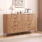 Manhattan Comfort DUMBO 10-Drawer Double Tall Dresser in Golden Brown DR004-GB - alternate 1